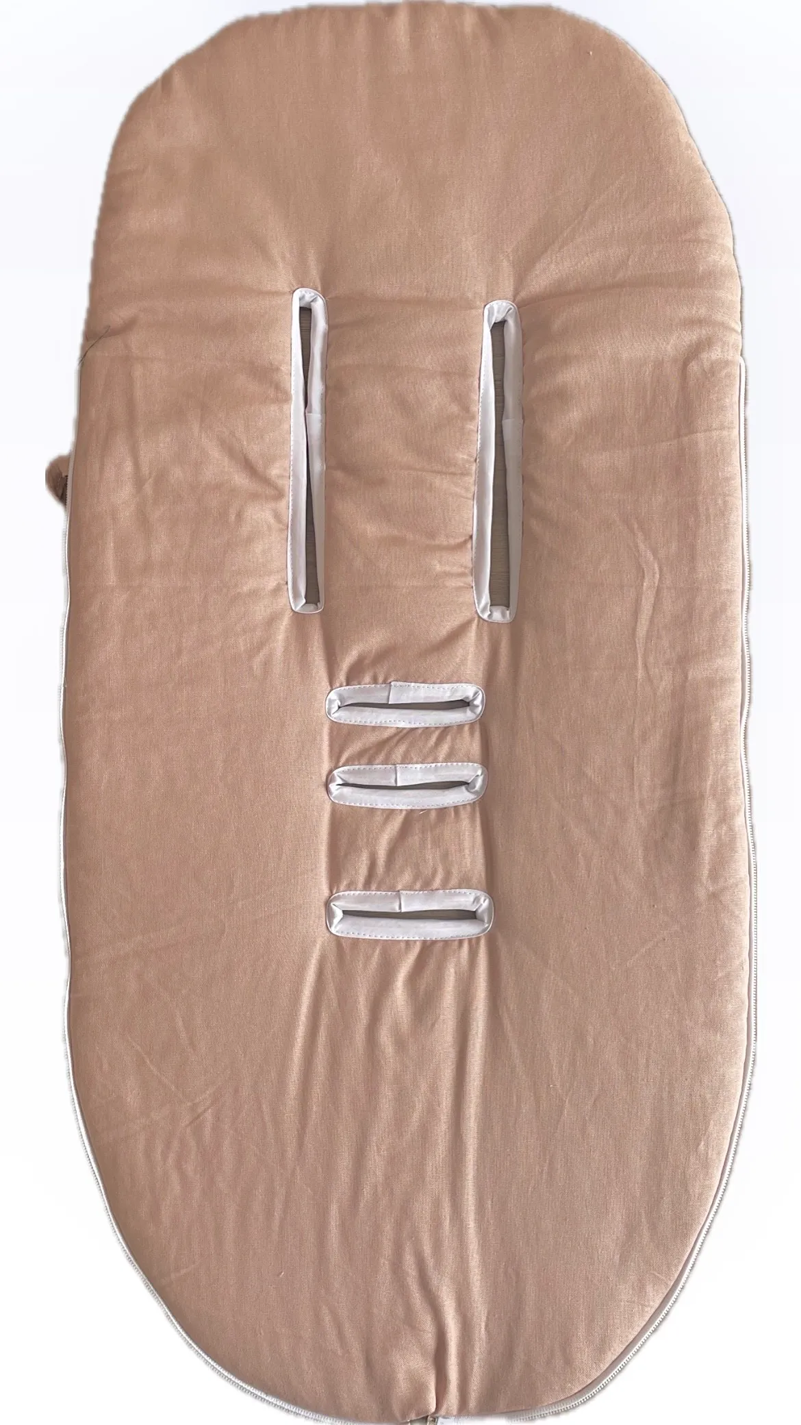 Saco de coche lino rosa viejo - Imagen 4