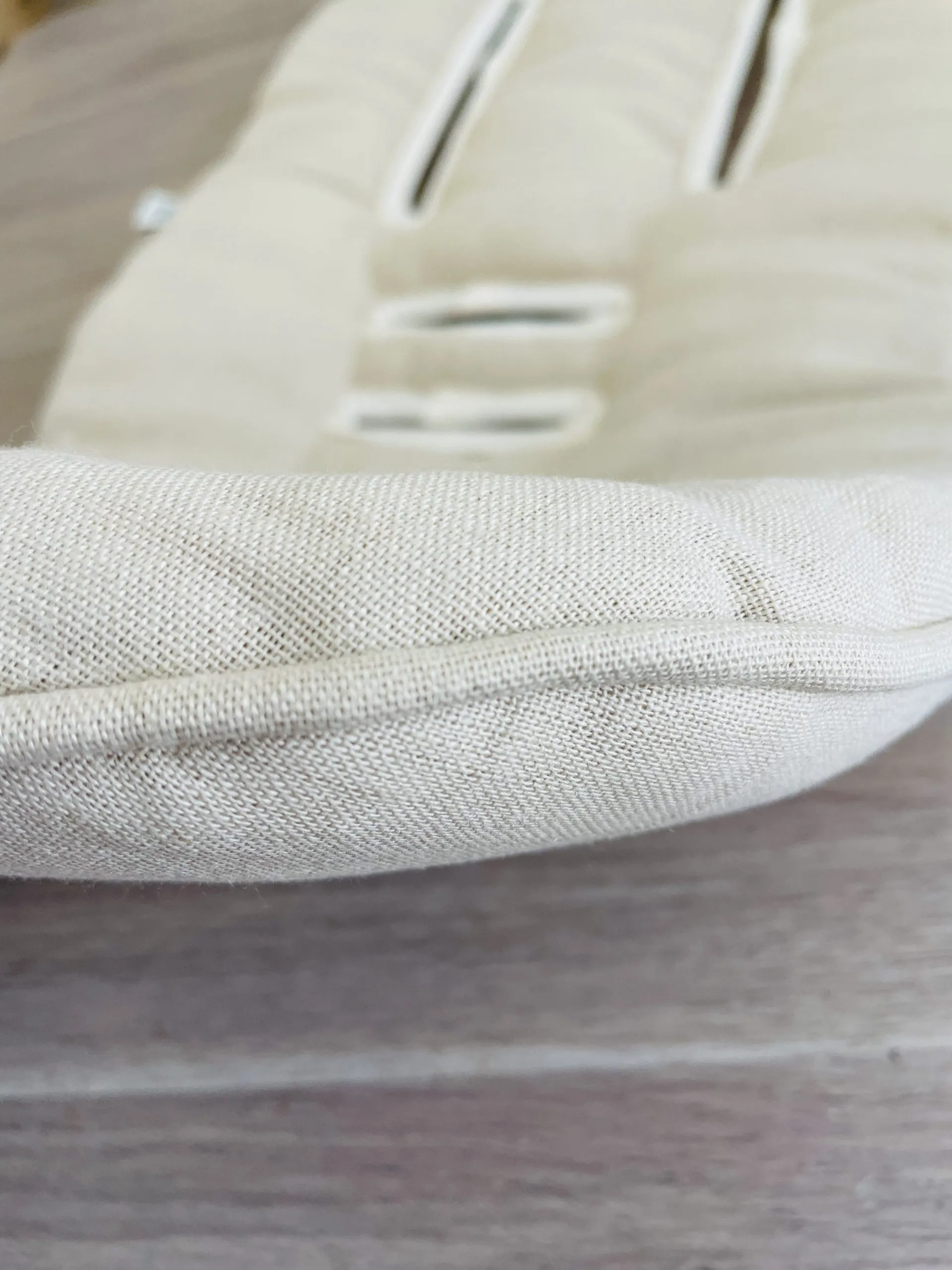 Colchón de coche lino beige - Imagen 2