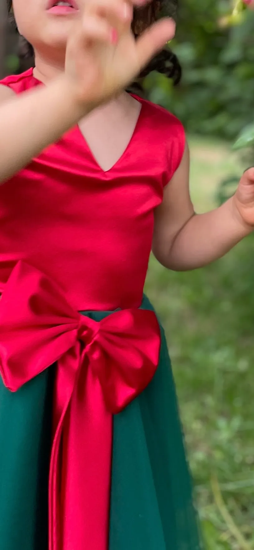 Vestido Noche Buena rosetón - Imagen 3