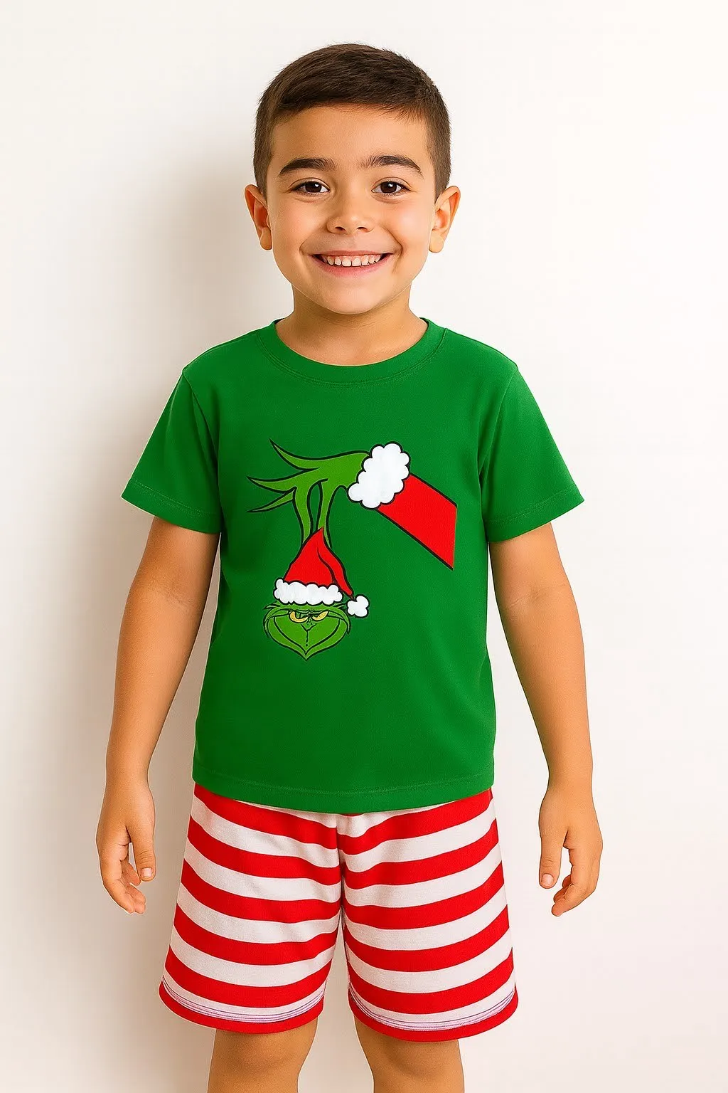 Grinch polera verde